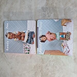 Lovevery Ready to Go: Pee & Ready to Go: Poop Books The Realist Play Kit